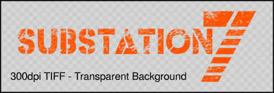 Default SubStation 7 Logo - 300dpi TIFF, Transparent Background